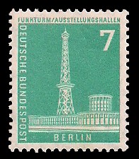 7 Pf Briefmarke: Berliner Bauten