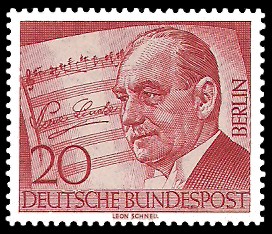 20 Pf Briefmarke: 10. Todestag von Paul Lincke