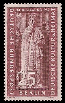 25 Pf Briefmarke: Ostdeutscher Kulturrat