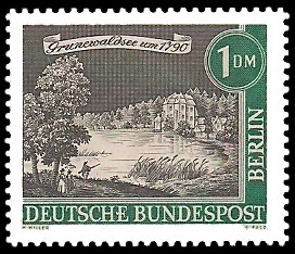 1 DM Briefmarke: Stadtansicht Alt-Berlin