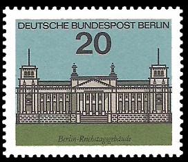 20 Pf Briefmarke: Hauptstadt Berlin
