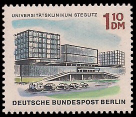 1,10 DM Briefmarke: Neues Berlin