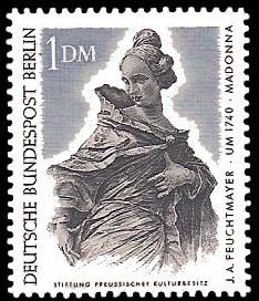 1 DM Briefmarke: Berliner Kunstschätze