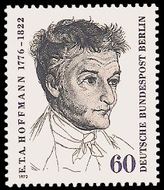 60 Pf Briefmarke: 150. Todestag von E.T.A.Hoffmann