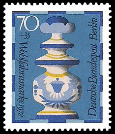 70 + 35 Pf Briefmarke: Wohlfahrt, Schachfiguren