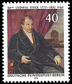 40 Pf Briefmarke: 200. Geburtstag Ludwig Tieck