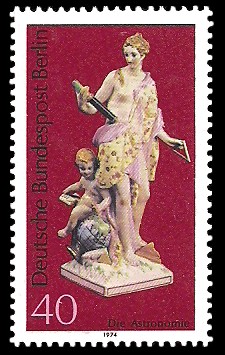 40 Pf Briefmarke: Berliner Porzellan