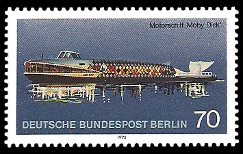 70 Pf Briefmarke: Personenschifffahrt