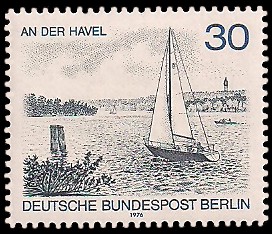 30 Pf Briefmarke: Berliner Landschaft