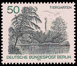 50 Pf Briefmarke: Berliner Landschaft