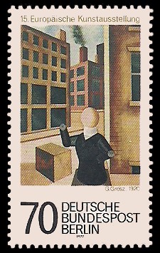 70 Pf Briefmarke: 15. Europäische Kunstausstellung