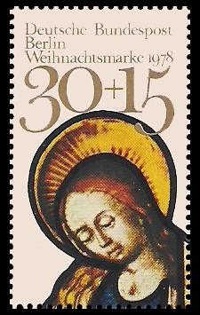 30 + 15 Pf Briefmarke: Weihnachtsmarke 1978
