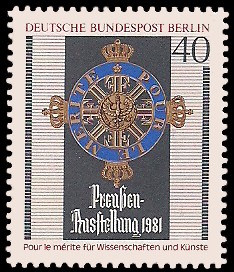 40 Pf Briefmarke: Preußen-Ausstellung 1981