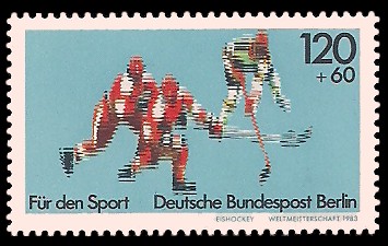 120 + 60 Pf Briefmarke: Für den Sport 1983