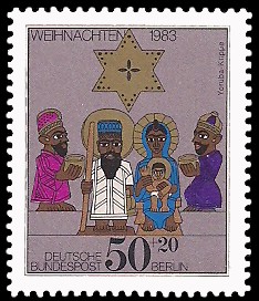 50 + 20 Pf Briefmarke: Weihnachtsmarke 1983