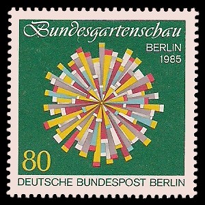 80 Pf Briefmarke: Bundesgartenschau