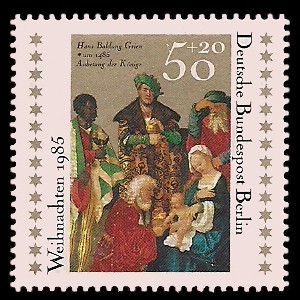 50 + 20 Pf Briefmarke: Weihnachtsmarke 1985