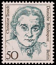 50 Pf Briefmarke: Frauen der deutschen Geschichte