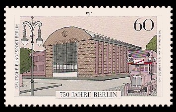 60 Pf Briefmarke: 750 Jahre Berlin