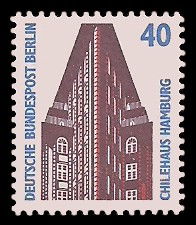 40 Pf Briefmarke: Serie Sehenswürdigkeiten