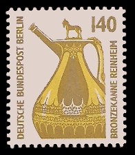 140 Pf Briefmarke: Serie Sehenswürdigkeiten